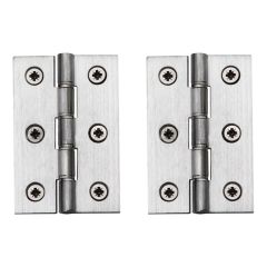 Butt Hinge 76mm (3") - Satin Chrome