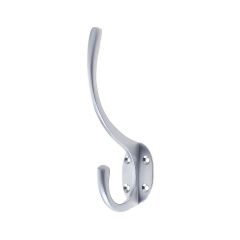 Hat and Coat Hook - Satin Chrome