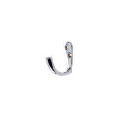 Single Robe Hook - Polished Chrome