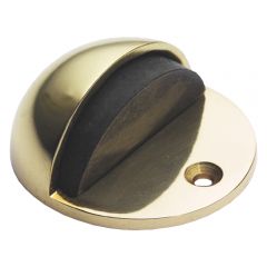 Door Stop - Polished Brass