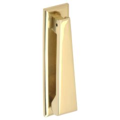 Plain Knocker - Polished Brass