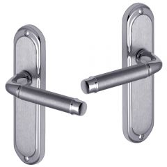 Door Handles - Polished Chrome, Satin Chrome