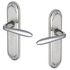 Door Handles - Polished Chrome, Satin Chrome