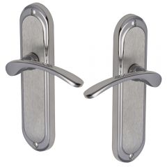 Door Handles - Polished Chrome, Satin Chrome