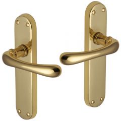 Door Handles - Polished Brass