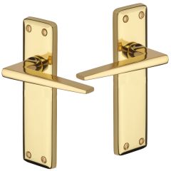 Door Handles - Polished Brass