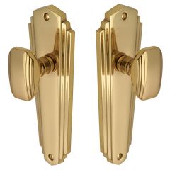 Door Knob - Polished Brass