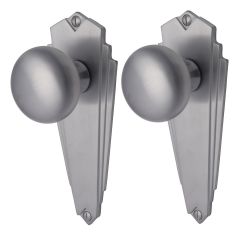 Door Knob - Satin Chrome