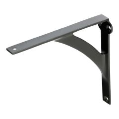 Plain Bridge Shelf Bracket  - Matt Brass