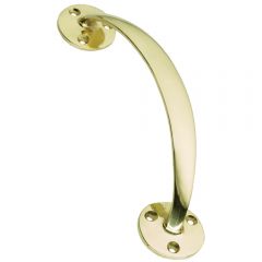 Bow Pull - Polished Brass