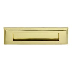 Edwardian Letter Plate - Polished Brass