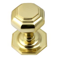 Octagonal - Polished Brass