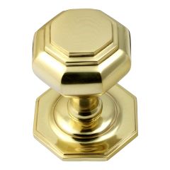 Octagonal 79mm Base - Unlacquered Brass
