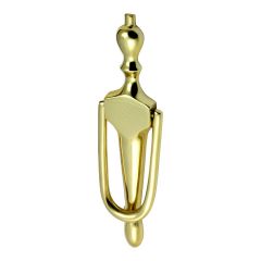 Slim Urn Knocker - Polished Brass