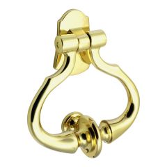 Diplomat Knocker - Polished Brass