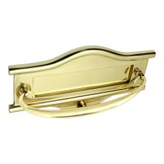 Period Postal Knocker - Polished Brass
