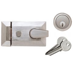 Rim Latch - Satin Chrome