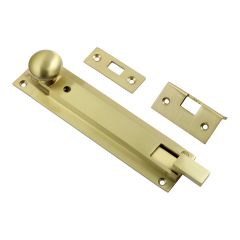 Cranked / Swan Necked Bolt - Satin Brass