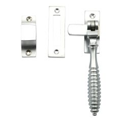 Beehive Casement Fastener - Satin Chrome