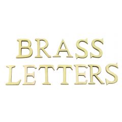 Letters A to Z  51mm High - Polished Brass