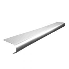 Bullnose Door Cill / Threshold Sill Cover - Satin Stainless Steel