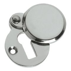 Heavy Escutcheon / Keyhole Cover - Polished Chrome