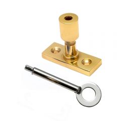 Casement Stay Locking Pin - Polished Brass