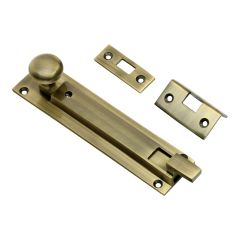 Cranked / Swan Necked Bolt - Antique Brass