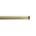 Solid Polished Brass Tube 25mm Diameter - Polished Brass
