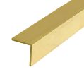 Angle Plate Trim 25mm x 25mm - Polished Brass