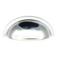 Concealed Hooded Cup Handle - Polished Chrome