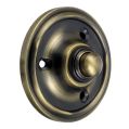 Round 60mm Bell Push - Antique
