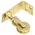 Angle Plate Pulley - Polished Brass