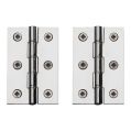 Butt Hinge 76mm (3") - Polished Chrome