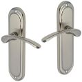 Door Handles - Polished Nickel, Satin Nickel
