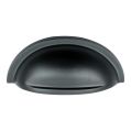 Concealed Hooded Cup Handle - Matt Black