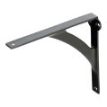 Plain Bridge Shelf Bracket  - Matt Black