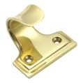 Tudor Style Heavy Curled Sash Lift - Polished Brass