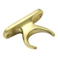 Pole Hook Holder - Polished Brass