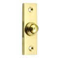 Profile Bell Push - 76mm x 25mm - Polished Brass