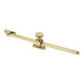 Adjustable Sliding Casement Stay - Polished Brass