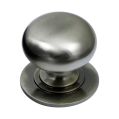 Solid Victorian Cupboard Knob - Pewter Finish