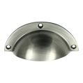 Hooded / Half Moon / Cup Pull - Pewter Finish