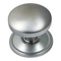 Dome Centre Door Knob - Satin Chrome