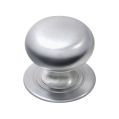 Solid Victorian Cupboard Knob - Satin Chrome