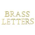 Letters A to Z  51mm High - Polished Brass