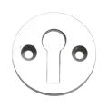 Plain Escutcheon / Keyhole - Satin Chrome